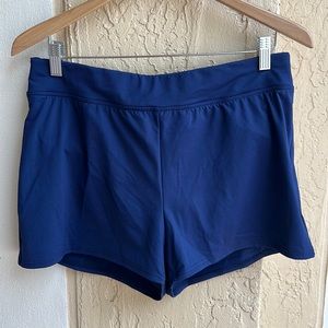 Lands' End Swim Shorts Navy Size 12
